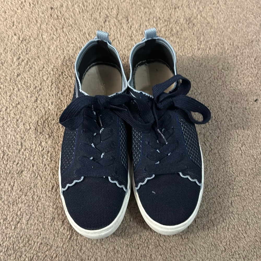 Kate Spade Navy Blazer Blue Ainslee Sneakers Fits like 8 - 8.5